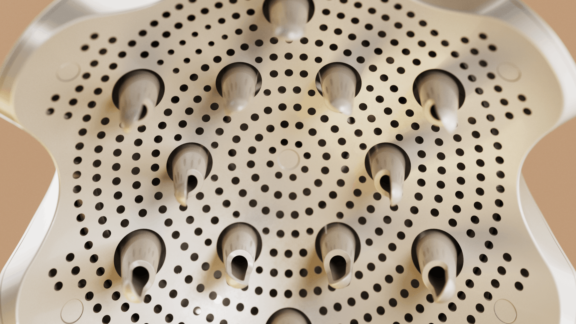 CGI macro view of the Shark SpeedStyle diffuser attachment